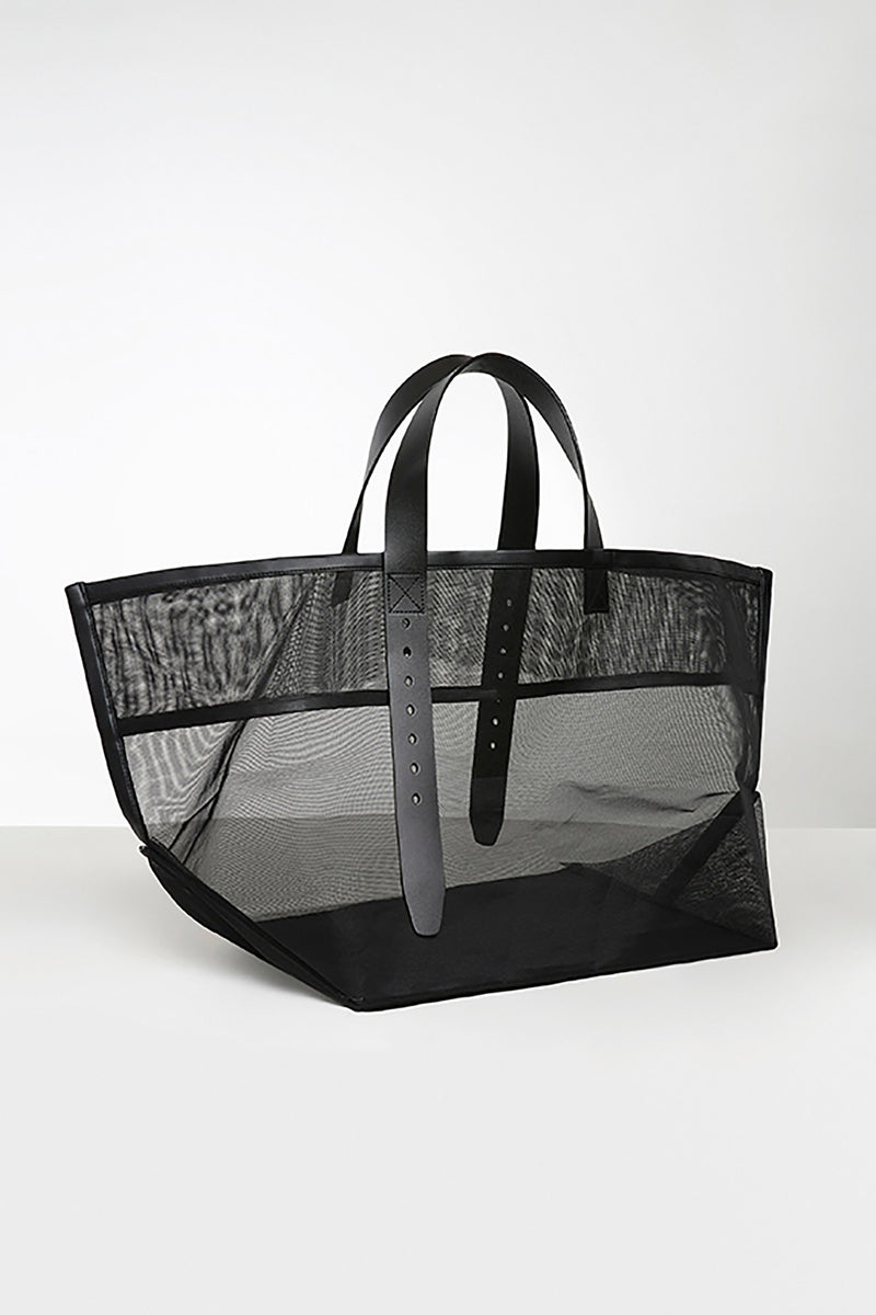 ★BLACKUP★ Tieup tote bag BLACK MSK251BG03BK BLACK MESH TOTE BAG – TikoPaksa